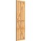 Ekena Millwork Framed Board-n-Batten Shutters w/Z-Bar, Rough Sawn Western Red Cedar, 21 1/2W x 69H, PR RBF06Z21X069RWR - alternate 5